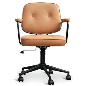 Computerstoel Moderne Studie Back Swivel Seat Arm 8cm Lift 360 ° Rotatie Flexibel Comfort Vrijheid Bureaustoel eenvoudig