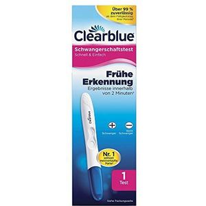 Clearblue - Zwangerschapstest - 1 Test - Betrouwbaar - Eenvoudig in Gebruik
