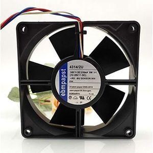 LMNCBVYA For Inverter Control Cabinet - 3-Wire, 2800RPM, 100.1 CFM Airflow High-Performance 4314/2U DC 24V Fan