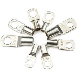 Ringgeïsoleerde draadconnector, 60/240 stuks ringklem kabelschoenen 35mm2 vertinde koperen kabelschoen draad oogconnectoren kale 60 terminals kabelschoenen draad koper kit(70pcs gold)