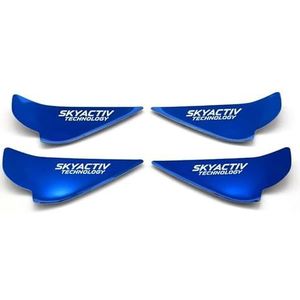 Binnendeur Trekgrepen Auto Accessoires Voor Mazda CX-5 CX-3 CX 5 Voor Mazda 3 6 CX7 CX9 MX5 Interieur Deurklink Kom Stickers(Blue 4pcs)