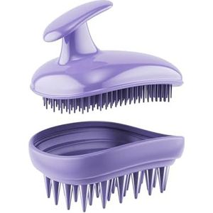 Yezhenzhen 2-in-1 hoofdhuid massager shampoo borstel, hoofdhuid scrubber, exfoliator borstel voor het verwijderen van roos en haargroei, ontwarren scrubber voor nat of droog haar - voor alle haartypes