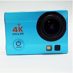 KOZWAY Actiecamera 4k actiecamera sport professionele 30 m onderwater waterdichte camera volledige hd 1080P buiten fietsen duiken 2.0 inch scherm (maat: met 32G TF-kaart, kleur: Blu)