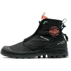 Palladium Pampa Travel Lite Rs Enkellaarzen, uniseks, Zwart, 40.5 EU