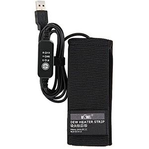 Camera Lens Dauw Heater Avond Remover Strip USB Warmer compatibel met DSLR Nikon Canon Sony Olympus Sigma Fujifilm Telescopische Lens Condensatie Preventie 4.3 inch