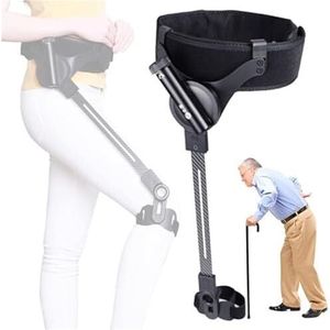 Bionic Body Power Loophulpmiddel For Beenrevalidatietraining, Loophulpmiddel For Mobiliteit Van De Onderste Ledematen, Instelbare Sterkte In 3 Niveaus(Left leg,Large)