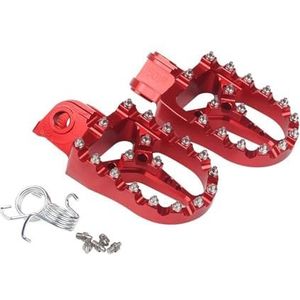 voetsteunen motorfiets Motorfiets Voetsteun Voor 701 Enduro Voor 701 Supermoto Super Moto Voetsteunen Voetsteunen Rust Voetpedalen Onderdelen Motorfiets Voetsteun(Rood)