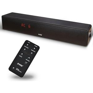 ZVOX AccuVoice AV157 Dialogue Clarifying Soundbar - Gepatenteerde hoortechnologie met spraakversterking, ultieme low-profile tv-luidsprekers Soundbar, perfect voor thuisbioscoop en smart-tv - zwart