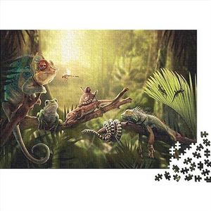 Wildlife Puzzel voor volwassenen en jongeren, impossible dierenpuzzel, kleurrijke gaming-puzzel, gamercadeau, spelpuzzels, woondecoratie, puzzel, 1000 stuks (75 x 50 cm)