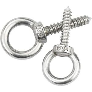 Ooghaakbout, 304 Ringschroef met ringhaak zelfborend schapenoogtype(M10x25(1pcs))