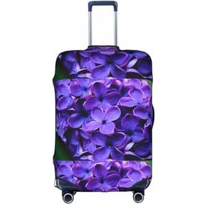 Bagage Cover Koffer Cover Protectors Bagage Protector Past 45-70 Inch Bagage Bos Dier, Violet Bloem, M