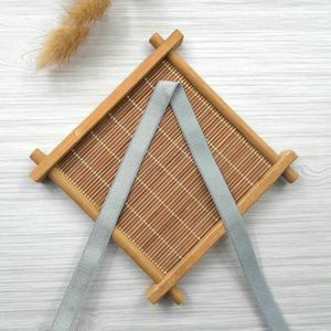 3/8"" 10mm Glanzend Nylon BH-band Elastische Spandex Band Schouderband Ondergoed Lingerie Jurk Naaiwerk Afwerking 2 5 10 Yard-Zilvergrijs-10mm-5 Yards