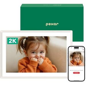 Pexar - Digitale Fotolijst - 11 inch - 2K-resolutie - Wifi - Anti-verblindend Aanraakscherm