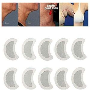 10 stuks kruiden lymfedrainage patch, bevordert de bloedcirculatie, elimineert lymfeklieren in nek en borst, helpt bij het verwijderen van okselvet, gezondheidszorg, verbetert de slaap