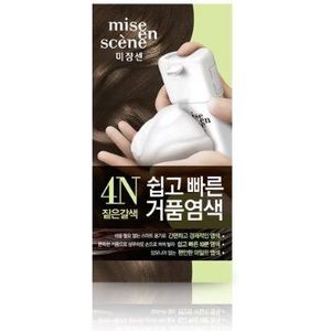 [mise en scene] Easy&speedy foam haarkleur, 4N donkerbruin