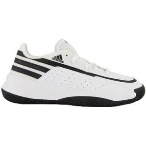 adidas Unisex Front Court Shoes-Low (Non Football), Ftwr White Core Zwart Kern Zwart, 43 1/3 EU