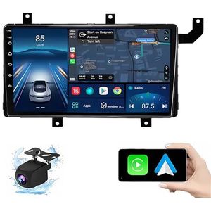 Android 14.0 2 Din Autoradio 9"" Touchscreen Auto Stereo voor Toyota Tacoma 2016-2021 met Draadloze Carplay Android Auto GPS navigatie AHD Omgekeerd beeld Stuurwielbediening(P1(1G+32G))