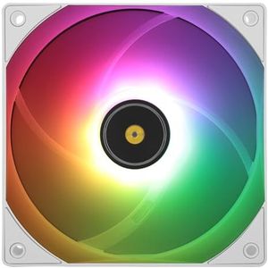 Thermalright TL-E12W-S V3 120 mm ARGB CPU-ventilator, computerbehuizingsventilator, stille 4-pins PWM pc-ventilator, 2000 tpm, koelventilator, voor S-FDB lagers CPU-ventilator