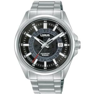 Lorus Klassieke Man Mens Analoge Automatische Horloge met Roestvrij Stalen Armband RU401AX9, Zilver, Klassiek