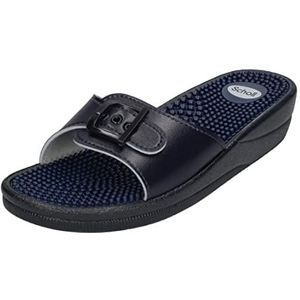 Scholl Mango damessandalen, marineblauw met memory cushion maat 37