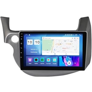 Android 12.0 Car Stereo 9 ""Touch Screen auto audio speler bluetooth stuurwielbediening Voor Honda Jazz 2007-2014 auto speler Ondersteunt CarAutoPlay PIP GPS Navigatie Backup Camera (Size : 4+WIFI+4G