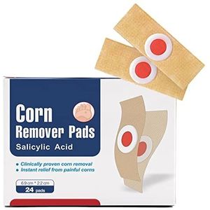 Maïsverwijderingspads - 24st Corn Removers voor Teen | Verwijdert likdoorns snel en biedt dempende bescherming tegen schoendruk en wrijving