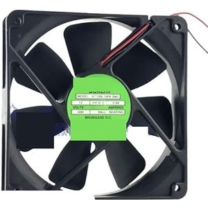 Voor NMB 4710NL-04W-B40 D00 DC 24V 0.44A 120x120x25mm 2-draads serverkoelventilator