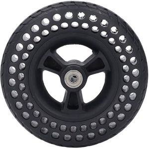 Rolstoel voorwiel vervangen TPE Rubberen Rubberen Non -slip Elektrische rolstoel Stassige voorwiel 7 inch voor elektrische rolstoelen en wandelaars