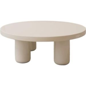 Moderne Woonkamertafel Crème Stijl Lichte Luxe Ronde Theetafel Home Theetafel Moderne Eenvoudige Woonkamer Salontafel Ronde Tafel Koffietafel(A,S)