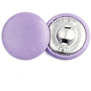 Knopen om te naaien, 30 stuks 11-32mm lederen tas knoppen DIY naaien kleding accessoires windjack jas bank zachte knop-rood, 25mm(Purple,15mm)