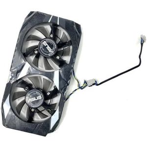 Koelventilator 75mm 6pin FD8015U12S GTX1650 1660TI GPU-ventilator voor ASUS Dual GTX 1650 1660Ti grafische kaartventilator(Shell and fan)