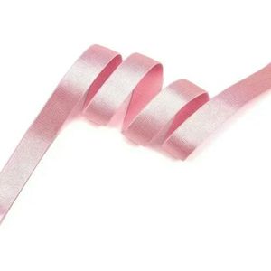 5/10/20M 6/8/10/15mm Nylon Elastische Band voor BH Ondergoed Schouderband Rubberen Tapes Zachte Riem Stretch Lingerie Naairanden-Lichtroze-10mm-10Meter