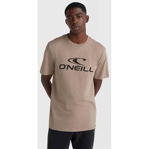 O'Neill T-shirt met korte mouwen voor heren, lichtbruin logo