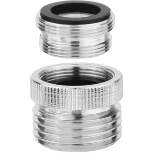 YourCasa Slangaansluiting 3/4 inch (19 mm) koppeling van 2 waterslangen - tuinslangconnector - slangkoppeling - adapter slangaansluiting verbindingsstuk dubbele koppeling (oranje