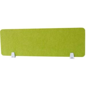 KFGISD, Akoestisch vrijstaand scherm for het beschermen van het bureaublad, vermindert geluid en visuele afleidingen for kantoren, bibliotheken,Bureauwanden(Grass Green,120X30CM)