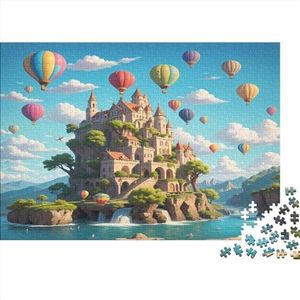 Ballonnen legpuzzels uitdagende educatieve spelletjes ballonnen puzzel cadeautjes voor volwassenen en tieners van premium houten plank vierkante puzzels voor koppels en vrienden 1000 stuks (75 x 50