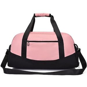 Sporttas Grote Capaciteit Handtas Crossbody Gemakkelijk Draagbare Gym Bag Multi-Colour Beschikbaar, roze, 27x52x23cm
