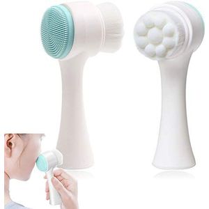 YFSEOS 2-in-1 Gezichtsreinigingsborstel Voor Diepe Reiniging, Zachte Schrobben, Verwijderen Van Mee-eters, Anti-veroudering, Huidverzorging (blauw)