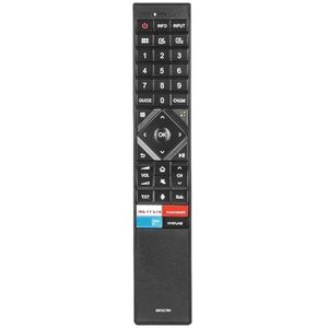 ERF3C70V Spraakgestuurde afstandsbediening compatibel met Hisense Smart TV H55O8BUK H5508BUK Vervangende controller Netflix YouTube PrimeVideo