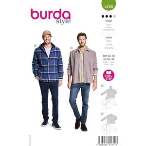 Burda - nr. 5768 - Patroon - Herenjassen - Maat 48 - 58