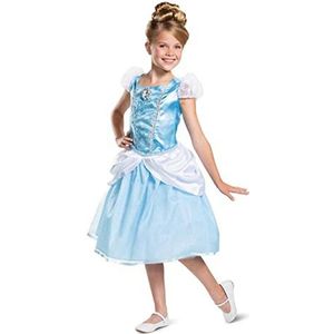 Assepoester Kostuums | Disney Assepoester Deluxe Blauwe Prinses | Meisje | Large | Carnaval kostuum | Verkleedkleding