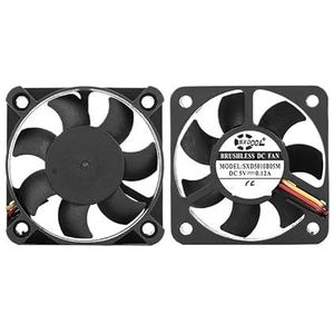 Ventilator 50mm 2PCS SXDOOL 5010 50 * 50 * 10 5V 12V 24V Koelventilator 2PIN 3Pin 5cm PC Laptop Computer Industriële axiale