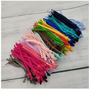 Elastische Touw 100 stuks masker elastische touw verstelbare elastische gesp-band koord stretch-reeks for Diy Mond masker accessoire naaien stretch touw Elastische Touw Met Haken (Color : Mix color,