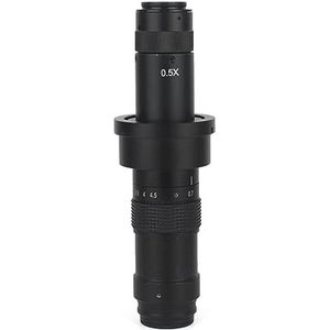 Zoomlens, varifocale lens, Monoculaire Video Microscoop C-Mount Lens 0.7X-4.5X 3D Detectie Vergrootglas 10X-180X Continue Zoom for VGA Industriële Camera voor industriële videoIndustriële video(2D Mon