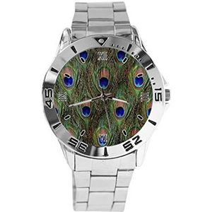 Arts Design Analoge Polshorloge Quartz Zilveren Wijzerplaat Klassieke Roestvrij Stalen Band Dames Heren Horloge