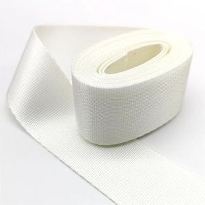 Nylon banden, katoen banden 2 Yards 32mm Band Nylon Webbing Rugzak Band Naai Tas Riem Accessoires Webbing Band(White)