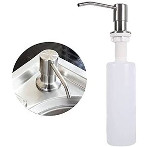 TOPINCN 300 ml Zeep Dispenser Rvs Sink Dispenser Lotion Dispenser Moderne Keukenkraan Sink Lotion Pomp