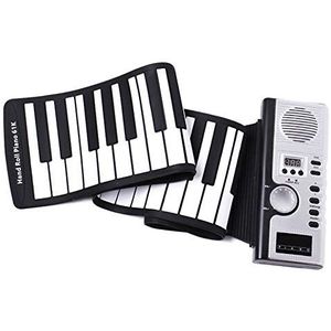 88 Key Folding Piano Toetsenbord Draagbare Elektronische Piano Ingebouwde Speakers Bluetooth Piano Draagbare voor Beginners 61 Key