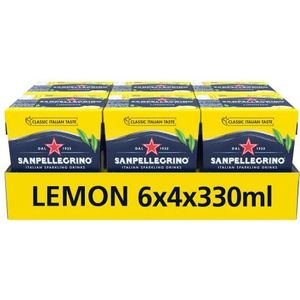 San Pellegrino Klassieke smaak citroen blik 24x330ml