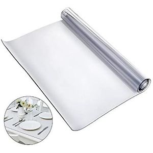 2880 x 1170 mm plastic tafelmat dik kristalhelder tafelkleed dikte 2 mm beschermer rechthoekig pvc-tafelkleed brutogewicht 8,7 kg tafelbeschermer for eettafel, houten tafel en glas met maximale sterkt